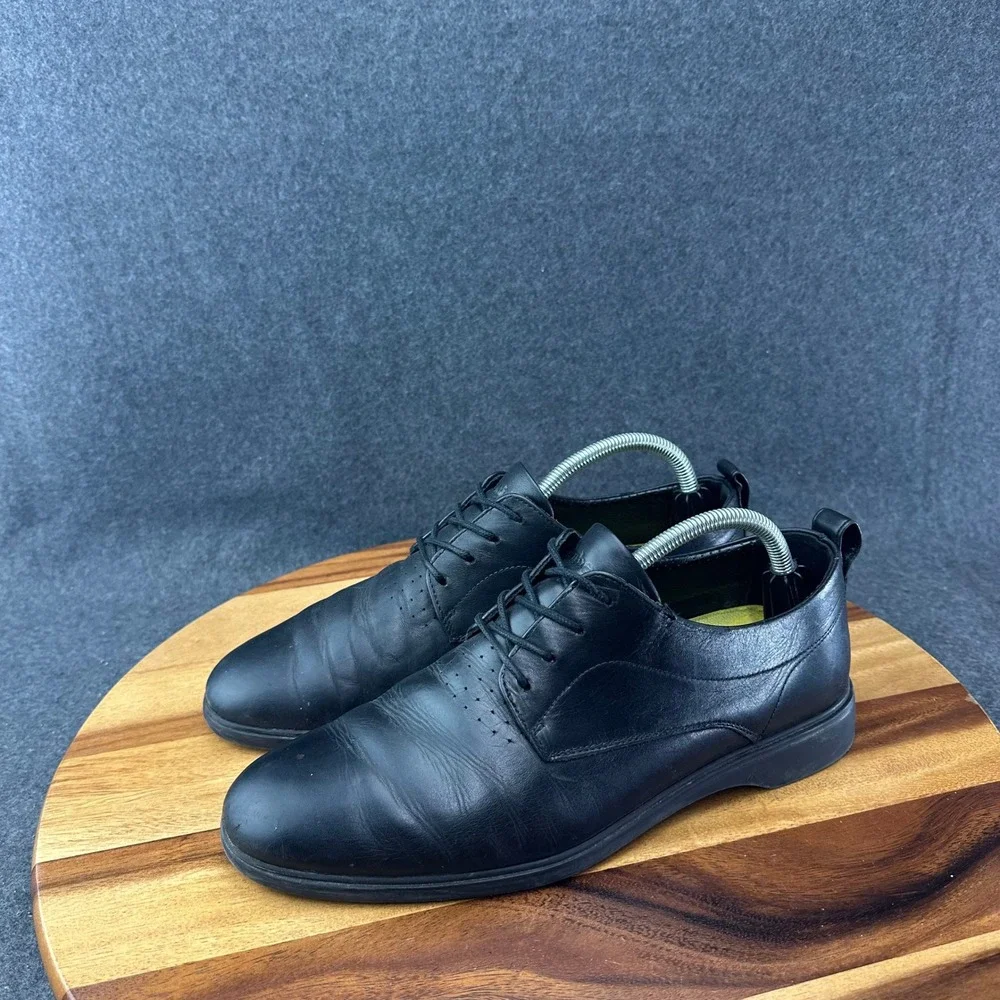 Amberjack The Original Derby Shoes Men's Size 9 Black Leather Comfort Hybrid